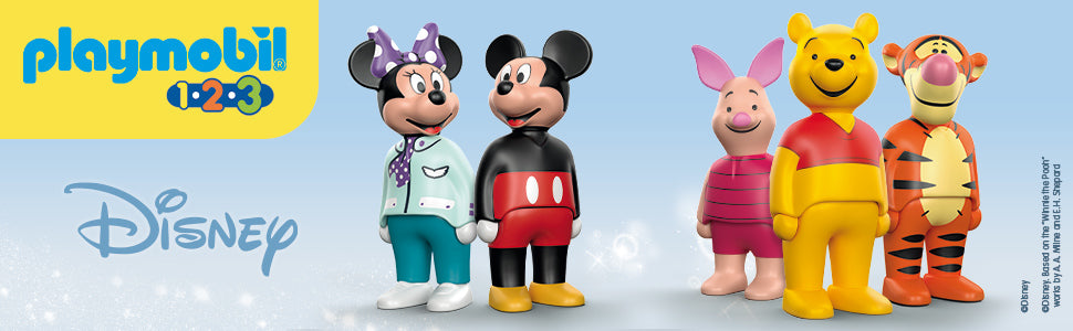Descopera Magia PLAYMOBIL 1.2.3 & Disney: Jucarii Educationale cu Personaje Disney