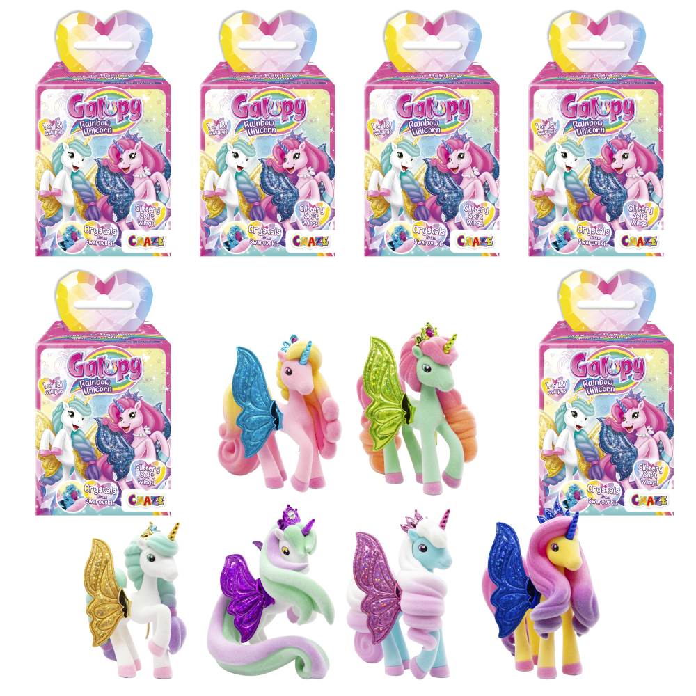 Jucarii copii | Craze - Galupy figurina Unicorn curcubeu