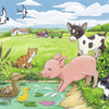 Puzzle Pui De Animale La Ferma, 2X12 Piese